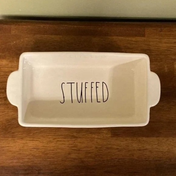 NWOT Rae Dunn STUFFED Ceramic Loaf Dish - Picture 1 of 6